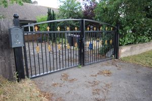 Entrance gates- click for photo gallery